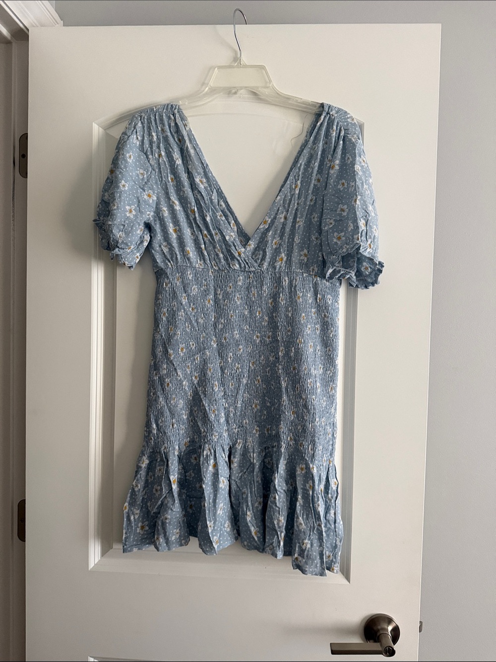 PacSun Light Blue Floral Mini Dress
